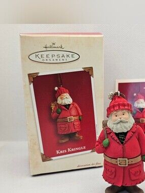 New HALLMARK KEEPSAKE KRIS KRINGLE ORNAMENT 2003 Santa Claus Christmas Holiday